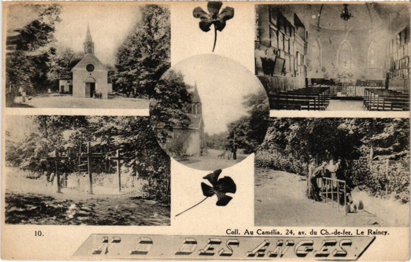 Carte postale ancienne Clichy souvenir
