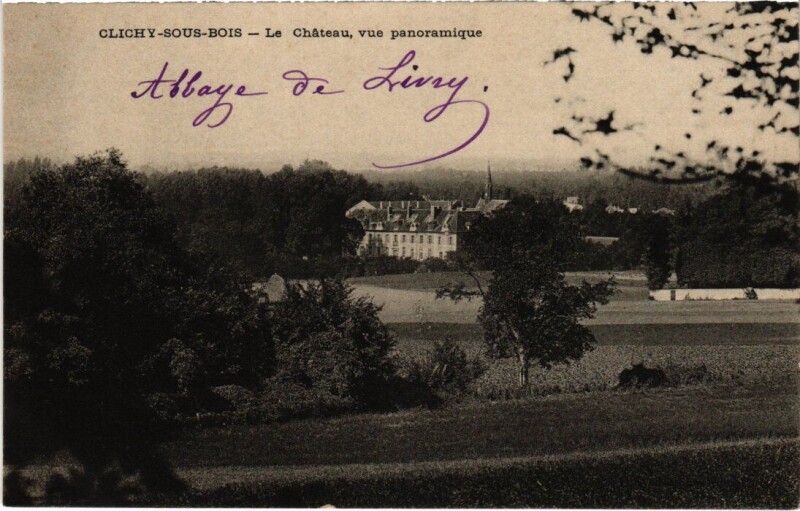Carte postale ancienne Clichy Le Chateau