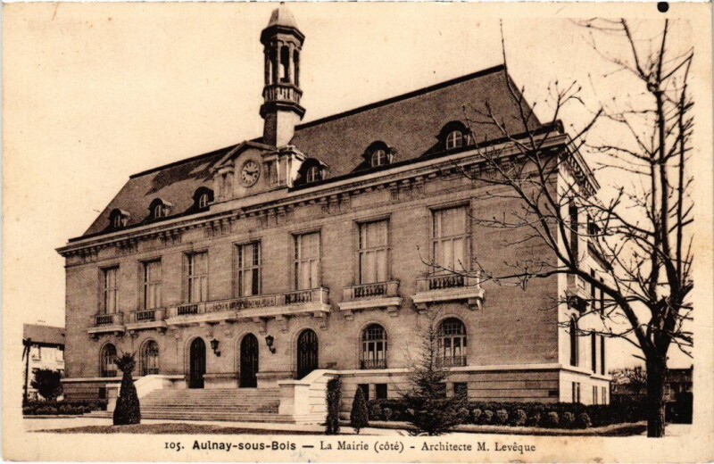 Carte postale ancienne Aulnay La Mairie