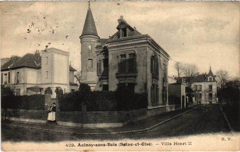 Carte postale ancienne Aulnay Villa Henri Ii