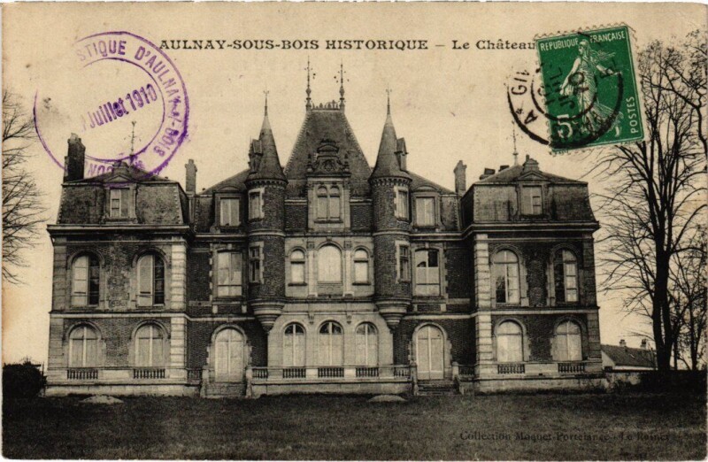 Carte postale ancienne Aulnay Le Chateau