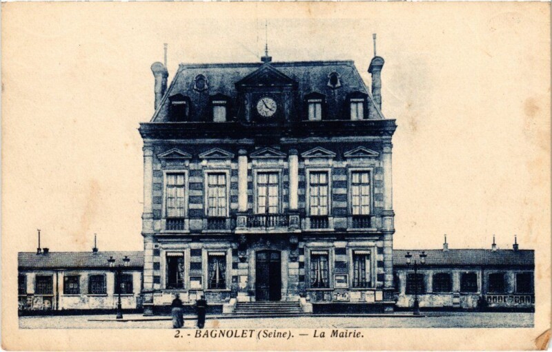 Carte postale ancienne Bagnolet La Mairie à Bagnolet