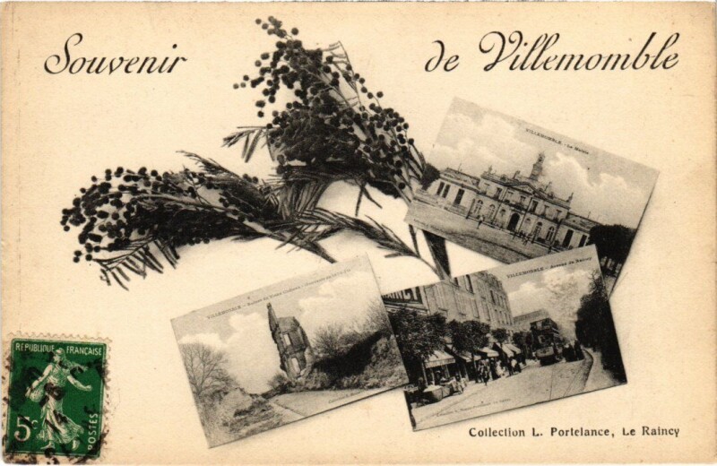 Carte postale ancienne Villemomble souvenir à Villemomble