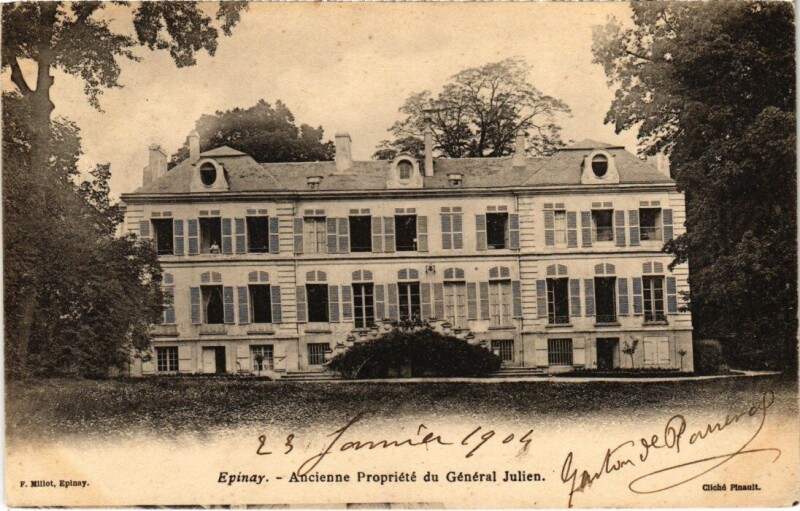 Carte postale ancienne Epinay Ancienne Propriete du General Julien