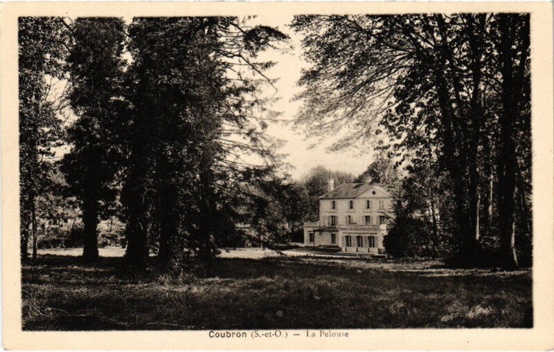 Carte postale ancienne Coubron La Pelouse à Coubron