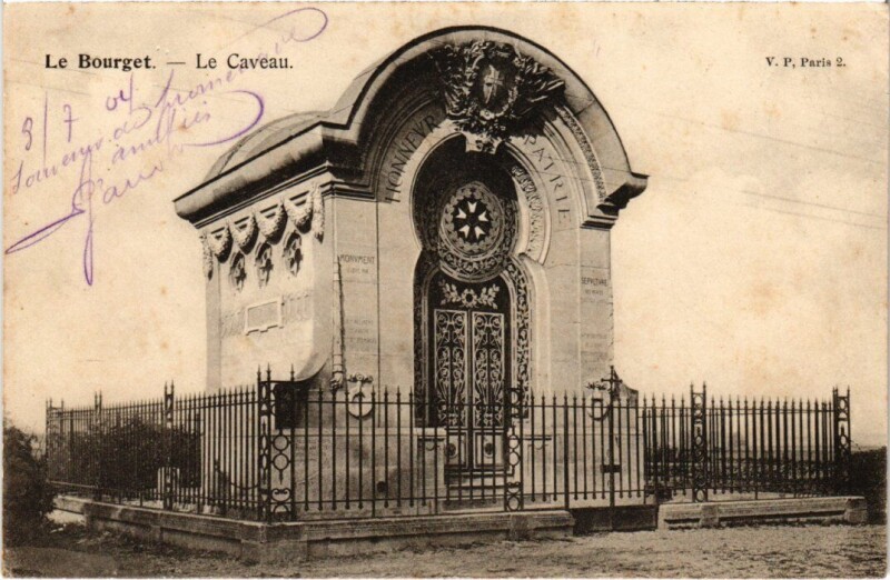 Carte postale ancienne Le Bourget Le Caveau au Bourget