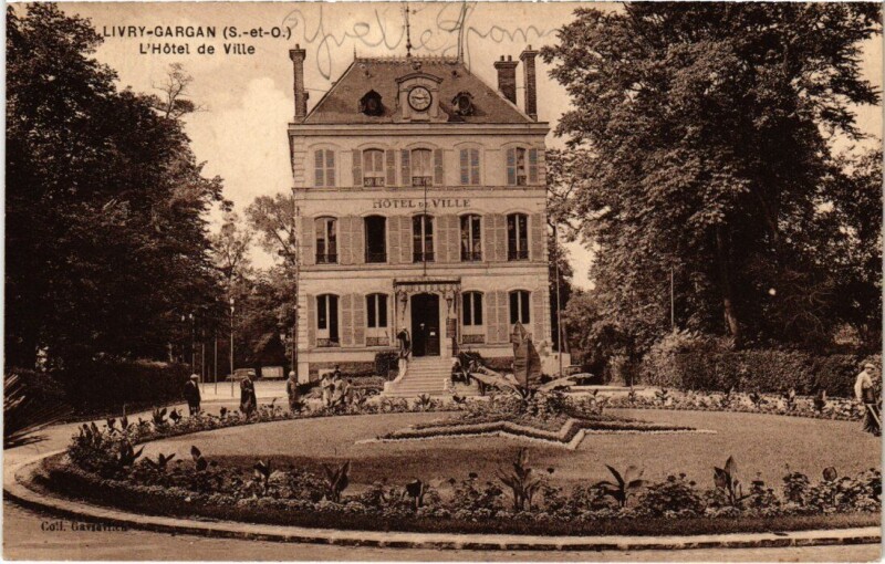Carte postale ancienne Livry Gargan Hotel de Ville à Livry-Gargan