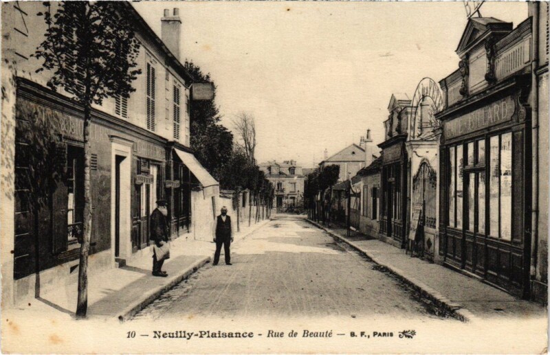 Carte postale ancienne Neuilly s Marne Rue de Beaute