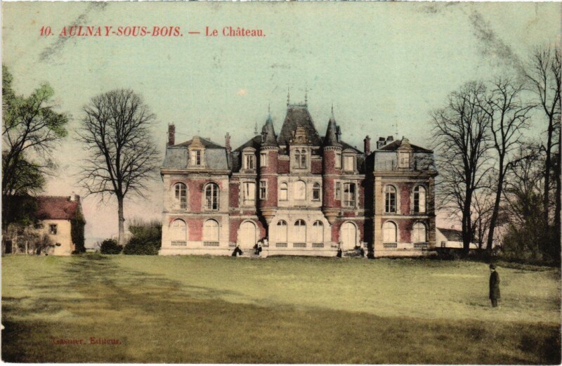 Carte postale ancienne Aulnay Le Chateau