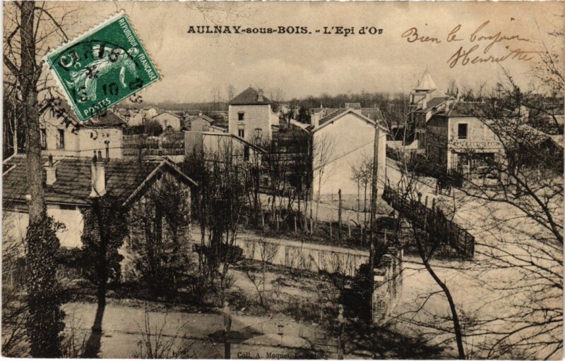 Carte postale ancienne Aulnay Epi d'Or