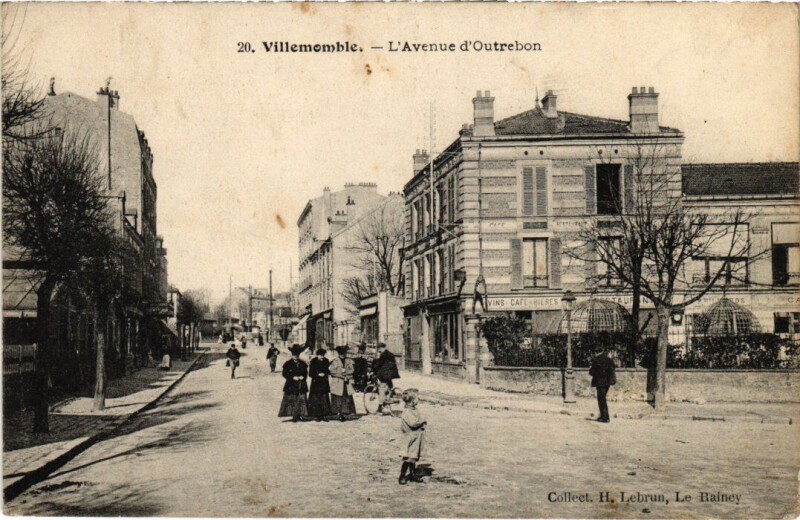 Carte postale ancienne Villemomble Avenue d'Outrebon à Villemomble