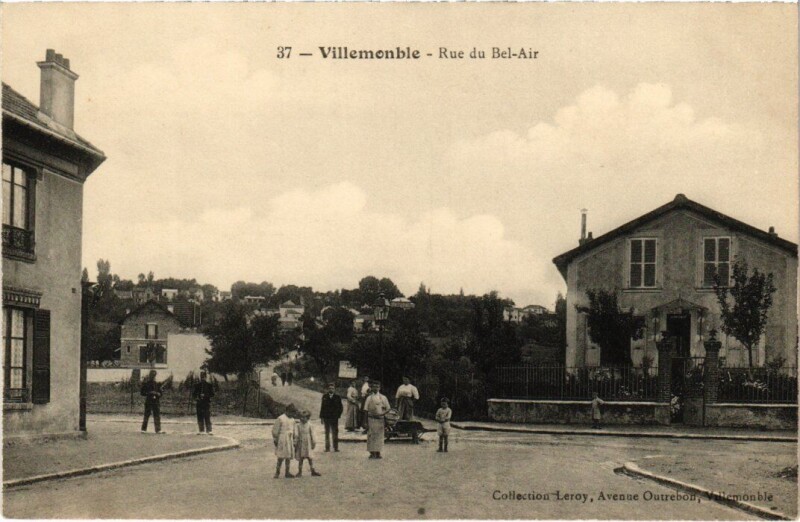 Carte postale ancienne Villemomble Rue du Bel Air à Villemomble
