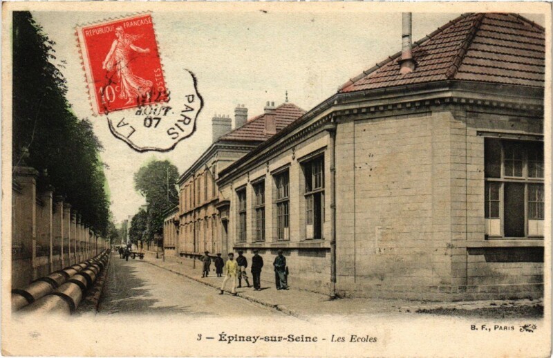 Carte postale ancienne Epinay Les Ecoles