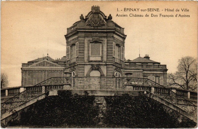 Carte postale ancienne Epinay Hotel de Ville