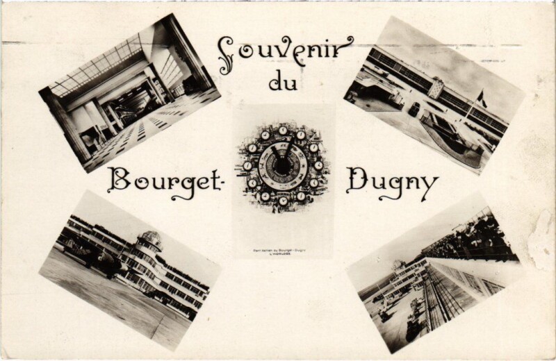 Carte postale ancienne Le Bourget souvenir au Bourget