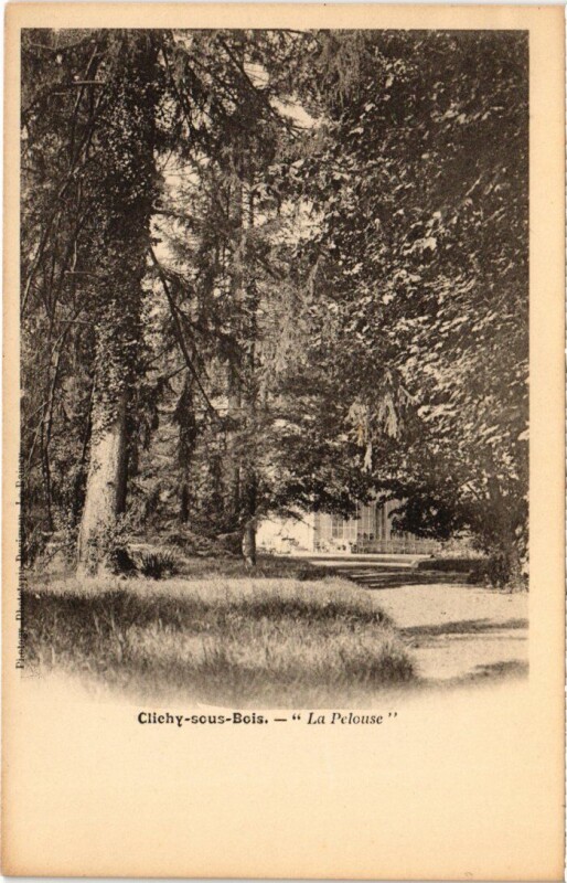 Carte postale ancienne Clichy La Pelouse