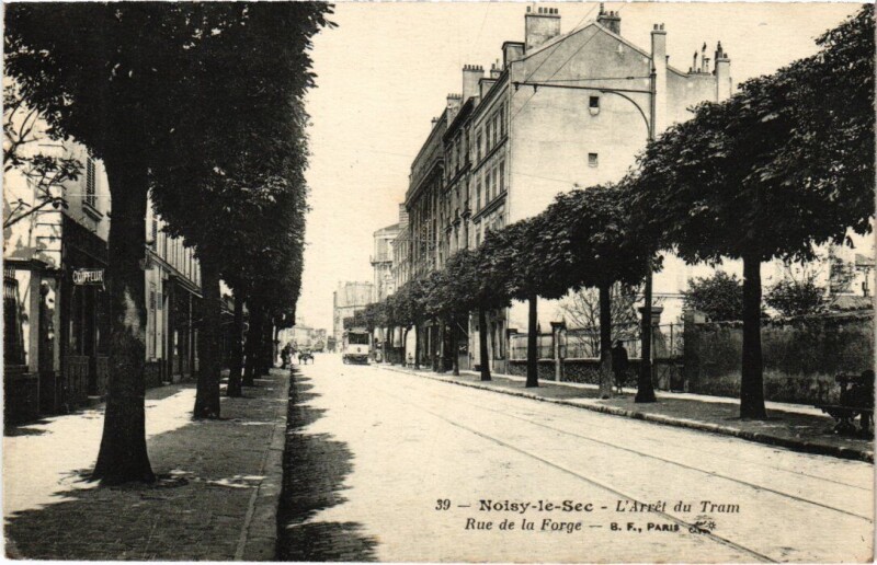 Carte postale ancienne Noisy le Sec Rue de la Forge à Noisy-le-Sec
