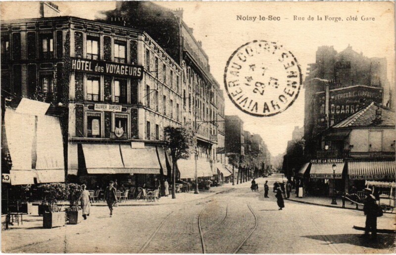 Carte postale ancienne Noisy le Sec Rue de la Forge à Noisy-le-Sec