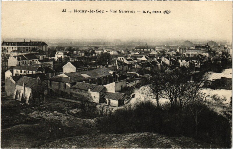 Carte postale ancienne Noisy le Sec vue generale à Noisy-le-Sec