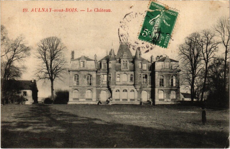 Carte postale ancienne Aulnay Le Chateau