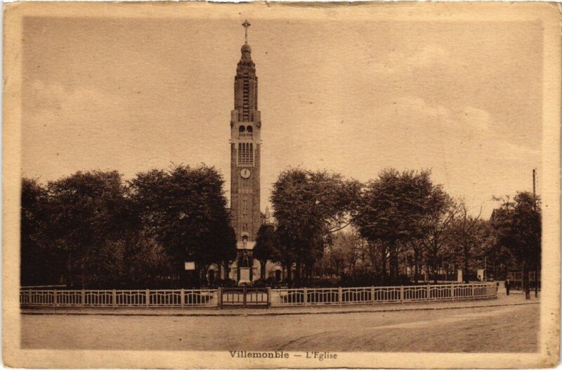 Carte postale ancienne Villemomble Eglise à Villemomble