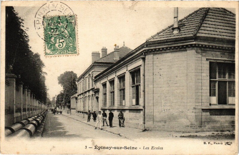 Carte postale ancienne Epinay Les Ecoles