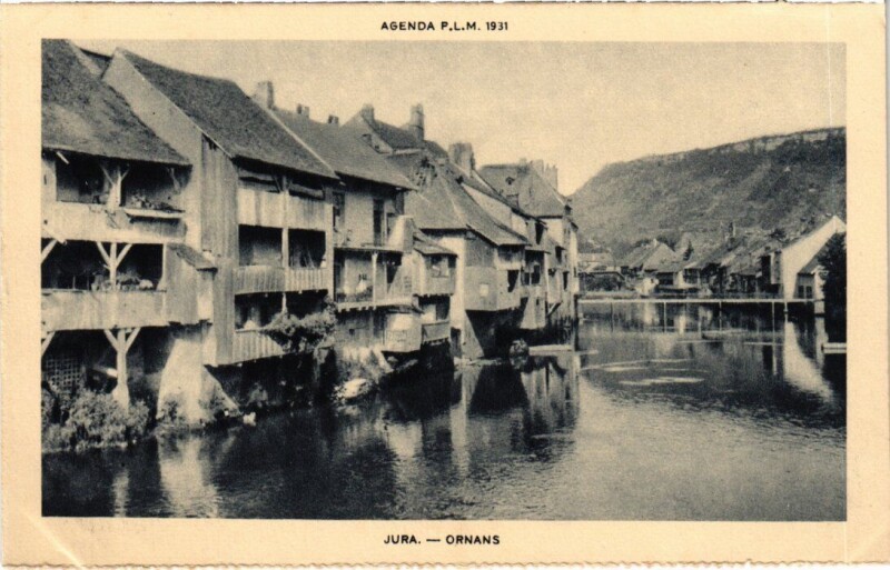 Carte postale ancienne Jura Ornans France