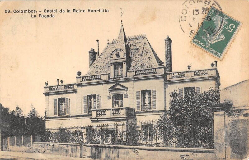Carte postale ancienne Colombes - Castel De La Reine Henriette à Colombes