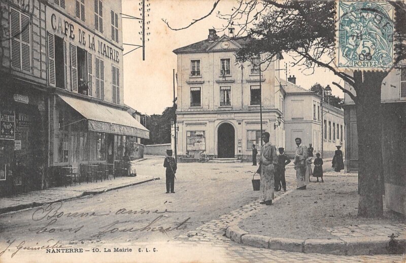 Carte postale ancienne Nanterre - La Mairie à Nanterre