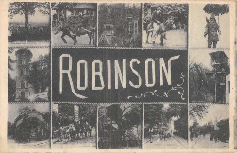 Carte postale ancienne Robinson
