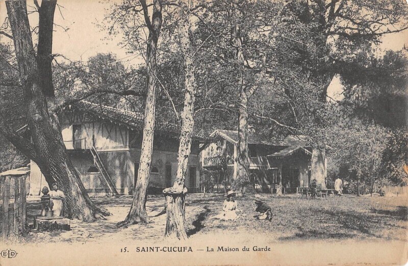 Carte postale ancienne Saint Cucufa - Maison Du Garde