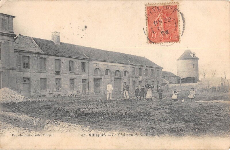 Carte postale ancienne Villejuif - Le Chateau De Saint Romain à Villejuif