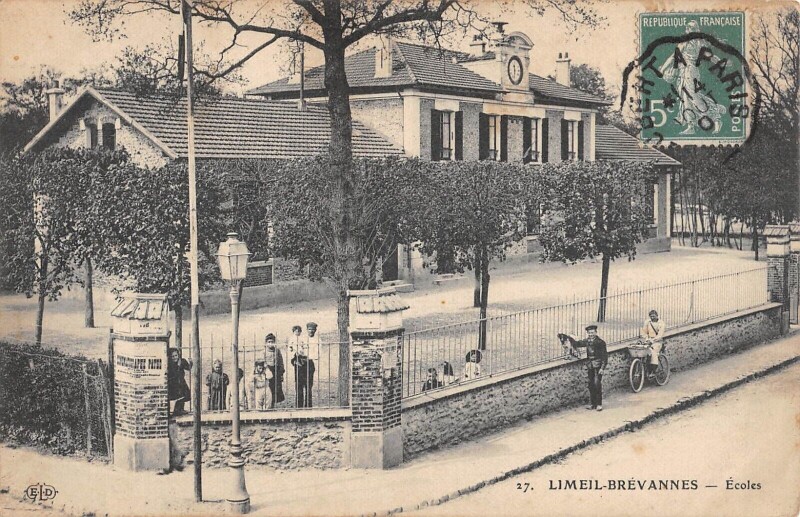 Carte postale ancienne Limeil Brevannes - Ecoles
