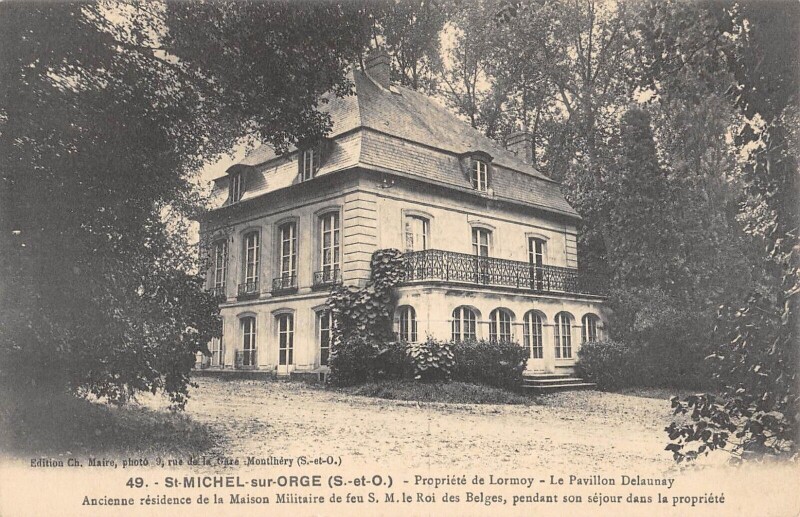 Carte postale ancienne Saint Michel Sur Orge - Propriete De Lormoy - Pavillon Delaunay à Ormoy