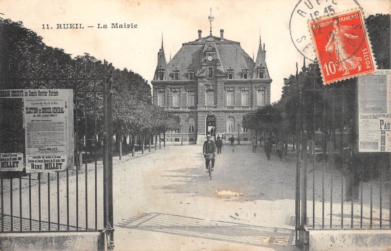 Carte postale ancienne Rueil - La Mairie