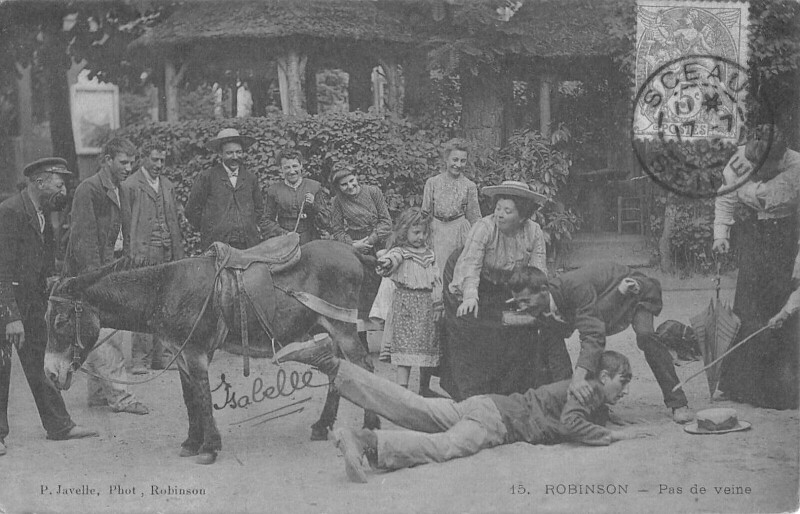 Carte postale ancienne Robinson - Pas De Veine au Plessis-Robinson