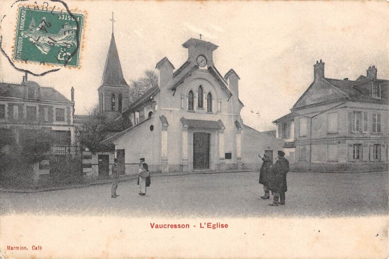 Carte postale ancienne Vaucresson - Eglise à Vaucresson