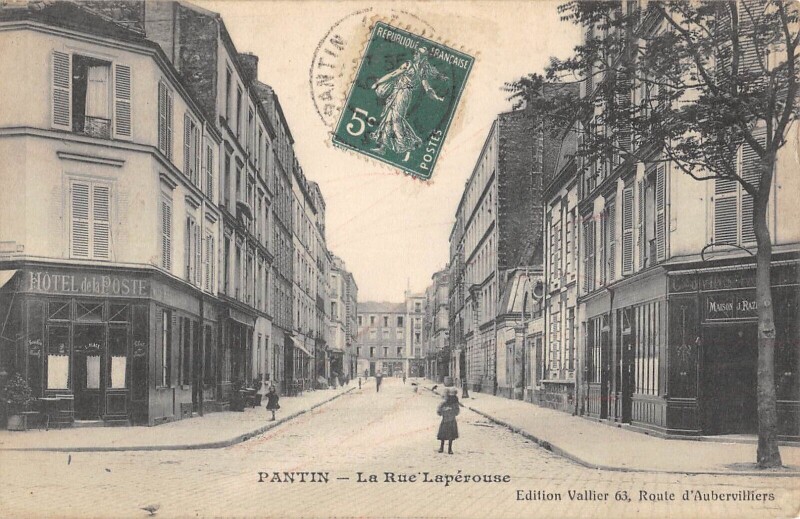 Carte postale ancienne Pantin - Rue Laperouse à Pantin