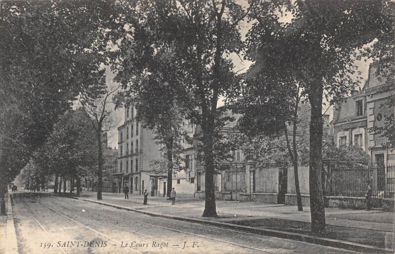 Carte postale ancienne Saint Denis - Le Cours Ragot à Saint-Denis