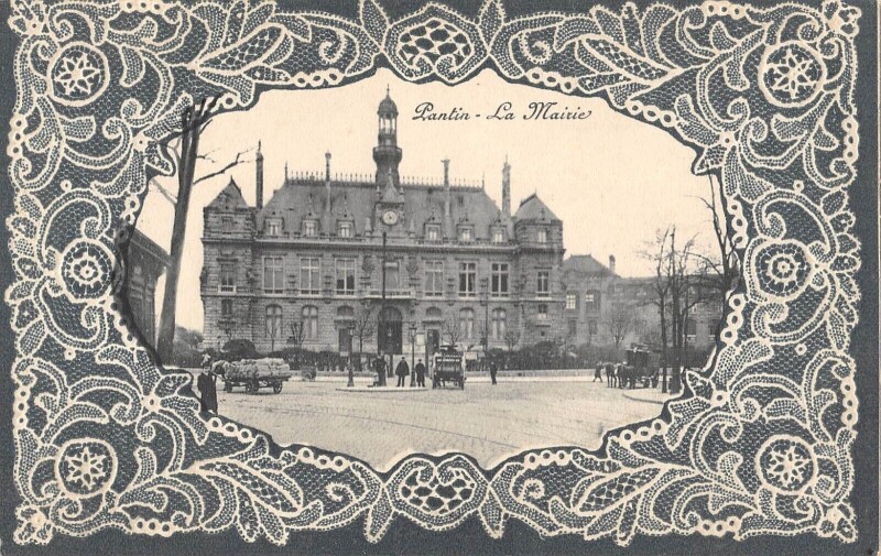 Carte postale ancienne Pantin - La Mairie à Pantin