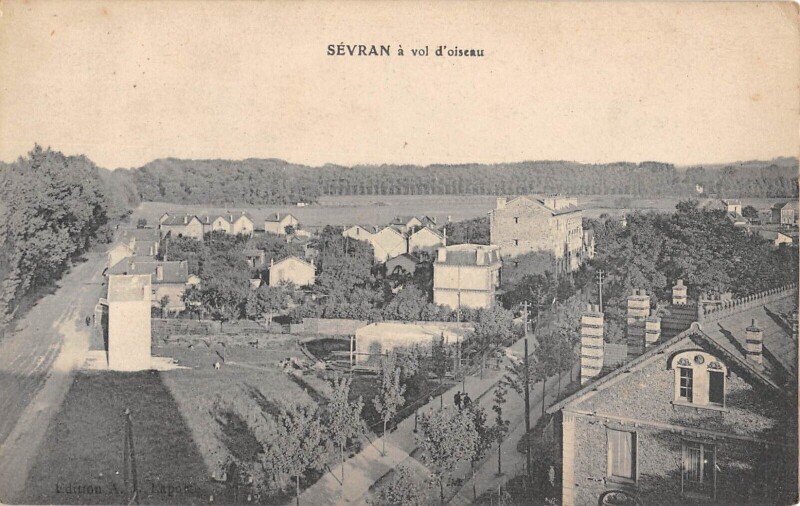 Carte postale ancienne Sevran A Vol D'Oiseau à Sevran