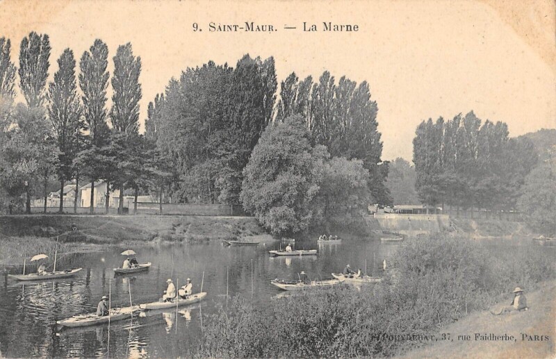 Carte postale ancienne Saint Maur - La Marne