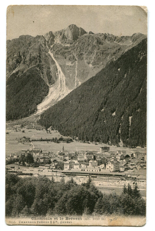 Carte postale ancienne Haute-Savoie Chamonix et le Brévent