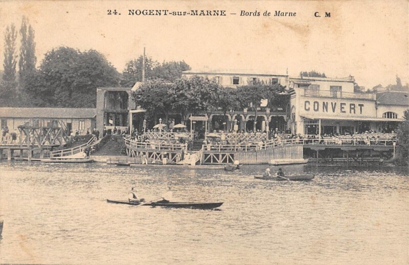 Carte postale ancienne Nogent Sur Marne - Bords De Marne à Nogent-sur-Marne