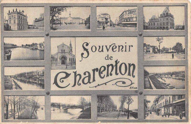 Carte postale ancienne Souvenir De Charenton