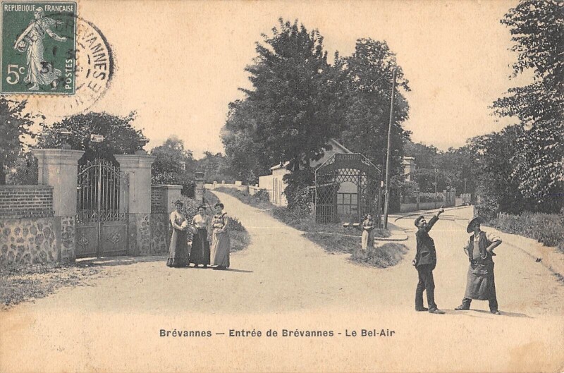 Carte postale ancienne Brevannes - Entree De Brevannes - Le Bel Air