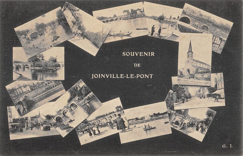 Carte postale ancienne Souvenir De Joinville Le Pont à Joinville-le-Pont