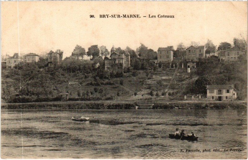 Carte postale ancienne Bry-sur-Marne Les Coteaux à Bry-sur-Marne