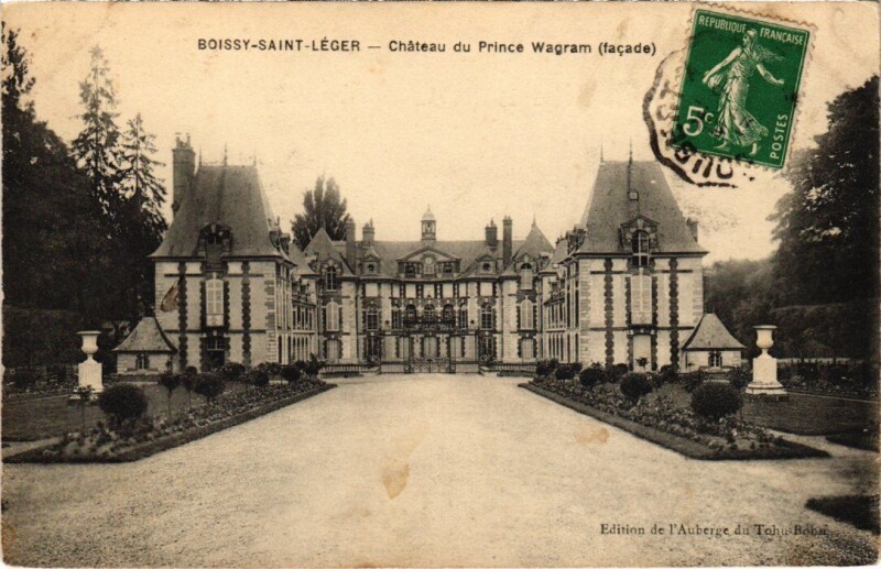 Carte postale ancienne Boissy-Saint-Leger Chateau du Prince de Wagram