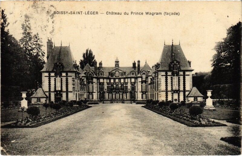 Carte postale ancienne Boissy-Saint-Leger Chateau du Prince de Wagram